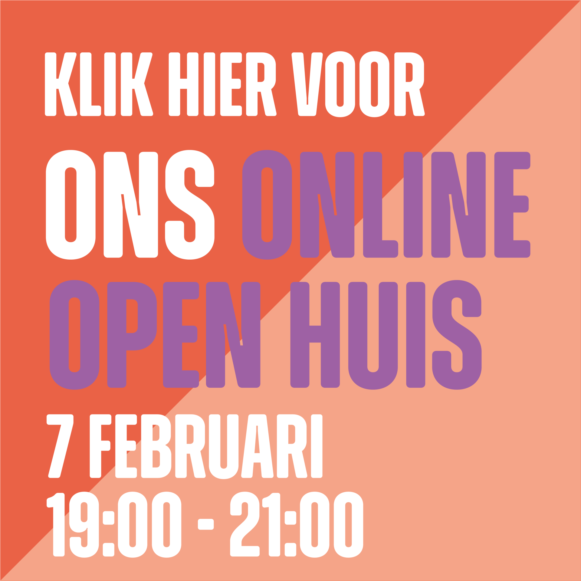 ONLINE OPEN HUIS  The ONLINE Experience