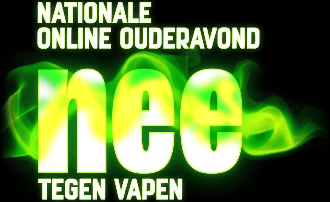 Nationale Online Ouderavond over vapen woe. 1 oktober